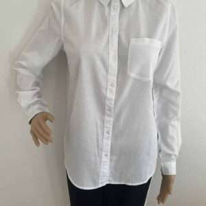 AJC Chemisier avec patch de manches, en blanc, T. 36