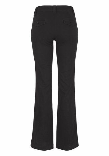 AJC Bootcut Hose mit Ziertaschen, in Schwarz, Größe 38 – Bild 2