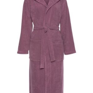 Bademantel Jule mit Kapuze, in Mauve, Größe M