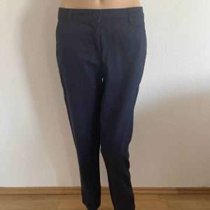 Классические чиносы в зауженном крое, темно-синие, размер 36