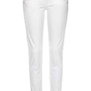 Herrlicher Slim-fit-Jeans GINA SLIM, mit seitlichem Keileinsatz, in Weiß, W26xL32