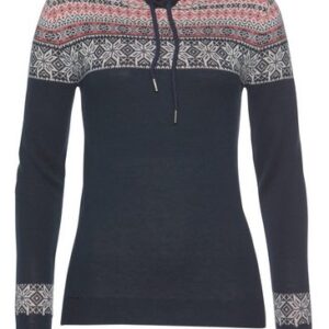 KangaROOS gemusterter Kapuzenpullover, in Marine, Größe 32/34