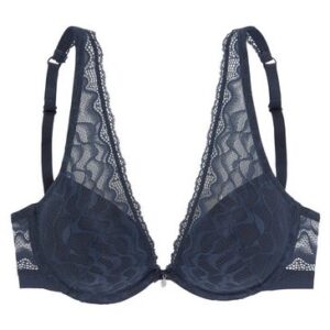 LASCANA Bügel-BH mit High Apex, in Nachtblau, Größe 90D