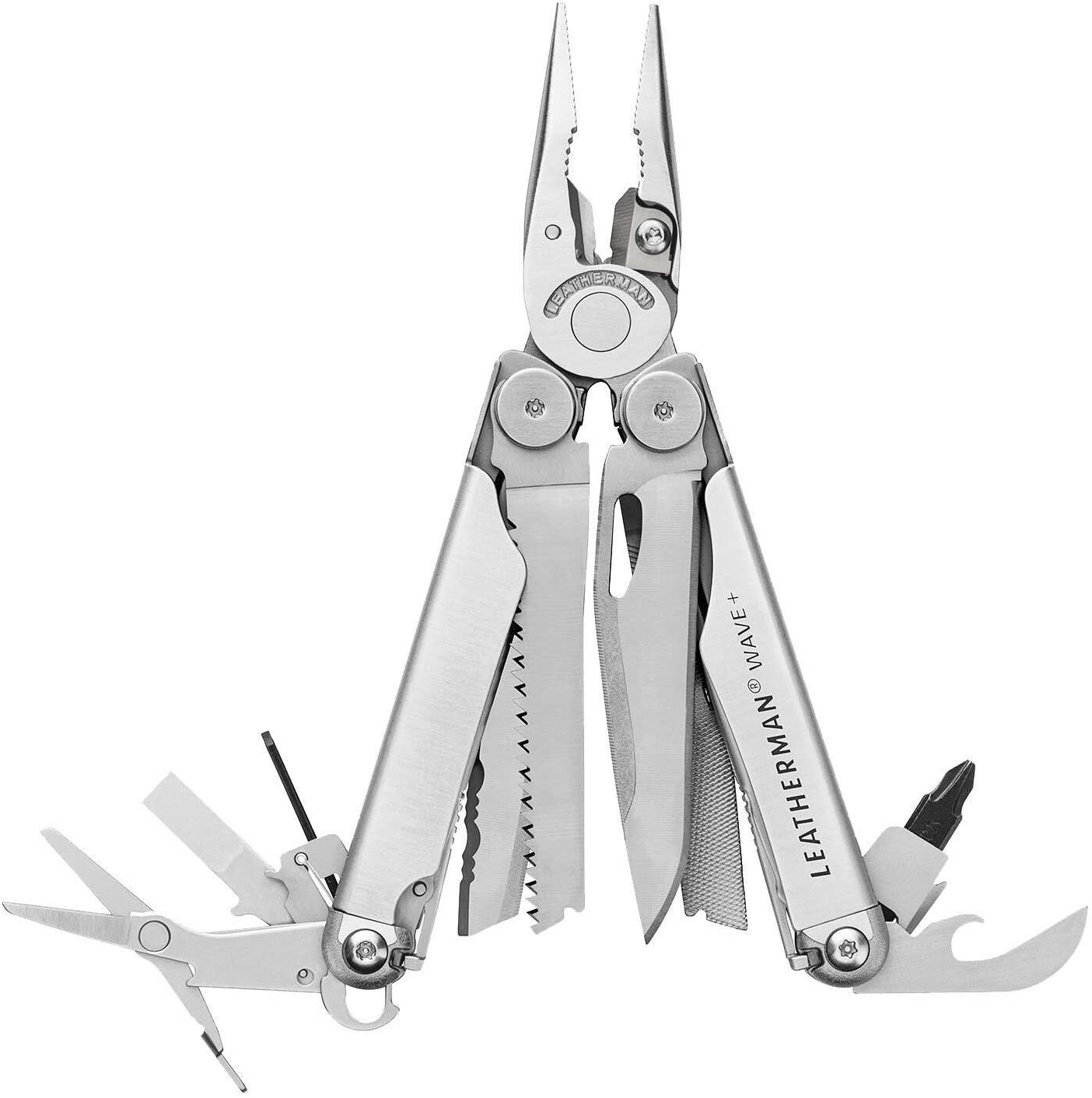 LEATHERMAN - Wave Plus Multi-Tool, das legendäre Multifunktionswerkzeug mit 18 Tools, mit Nylon Holster - Afbeelding 4