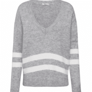 LTB Feinstrickpullover PIHELE , in Grau-Melange, Größe XXL