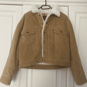 Levi's New Heritage Cord Trucker Jacket, in Sand, Größe S