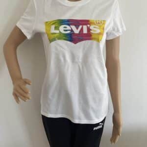 Levi's® T-Shirt The Perfect Tee Pride Edition, in Weiß, Bunt, Gr. S