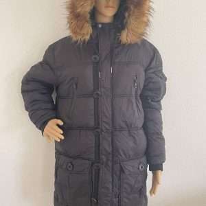 Man's World Stepp-Parka mit Kapuze, in Schwarz,  Gr. M