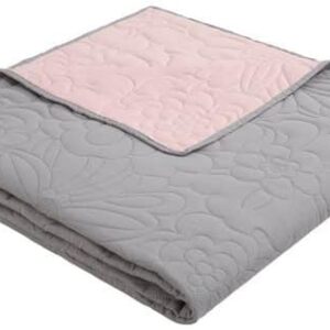 My Home Tagesdecke Amanda, in Grau-Rosa, 140cm x 210cm