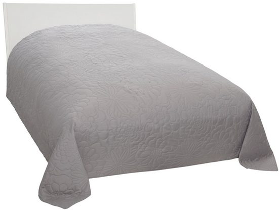 My Home Tagesdecke Amanda, in Grau-Rosa, 140cm x 210cm – Bild 2