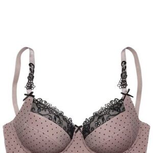 Nuance Bügel-BH mit Stickerei, in Taupe und Schwarz, Größe 85E