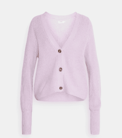 ONLY ONLNICOYA CLARE CARDIGAN, in Lavender Frost, Größe XS