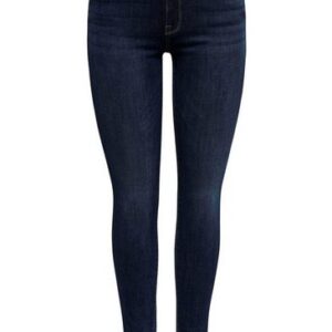 Only High-Waist-Jeans ONLPAOLA, in Dark Blue Denim, Gr. XSxL32