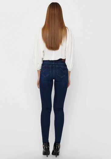 Only High-Waist-Jeans ONLPAOLA, in Dark Blue Denim, Gr. XSxL32 - Image 4