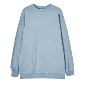 PULL&BEAR Klassisches Sweatshirt, Unisex, Graublau, Gr. XL