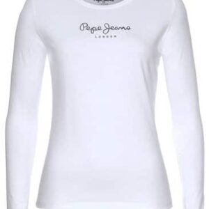 Pepe Jeans Langarmshirt NEW VIRGINA L/S, in White, Größe M