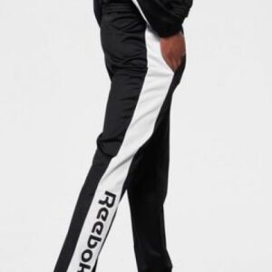 Reebok Trainingshose mit Seitenstreifen, in Schwarz, Größe XL