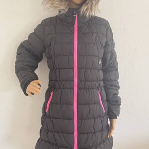 Soccx Steppmantel mit abnehmbarer Kapuze, in Schwarz,  Gr. L