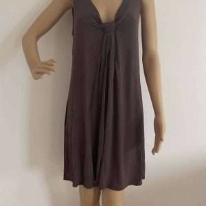 LASCANA Strandkleid mit Knotendetail, in Taupe, Gr. 40