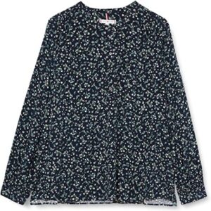 Tommy Hilfiger Bluse Raya Ls Prairie Floral Desert Sky, in Blau, Größe 40