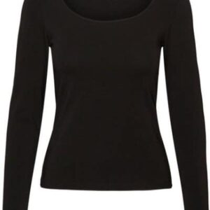 Vero Moda Langarmshirt VMMAXI, in Schwarz, Größe S