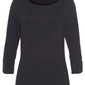 Vivance 3/4-Arm-Shirt mit Manschetten, in Navy, Größe 36/38