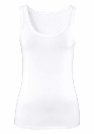 Vivance Tanktop im 2er-Pack, in Schwarz und Weiß, Größe 36/38 – Bild 2