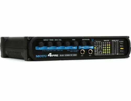 MOTU 4pre 6 x 8 Kompaktes Audiointerface with 4 mic Preamps – Bild 3