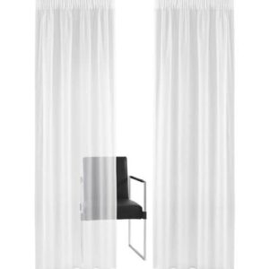 my home Gardine Ari, 1 Stk, mit Multifunktionsband, Weiß, Größe 140cmx295cm