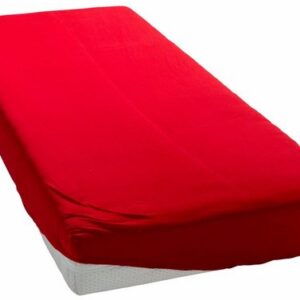 my home Spannbettlaken Paprika, 1 Stk., in Rot, 140cm x 200cm