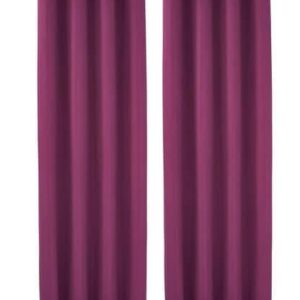 my home Vorhang Raja, 2 Stk, mit Ösen, in Beere, Größe 140cmx245cm