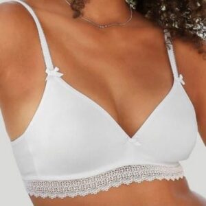 petite fleur Bralette-BH mit Spitzenband, in Weiß, Größe 90B