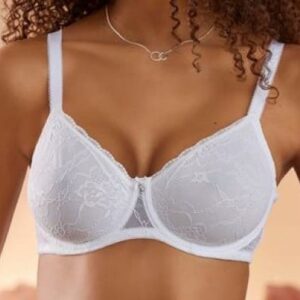 petite fleur Bügel-BH mit Spitze, in Weiß, Größe 85B