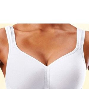 petite fleur Bügelloser BH aus Baumwolle, in Weiß, Größe 105C