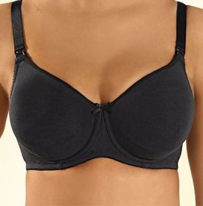 petite fleur Still-BH mit Bügel im 2er Pack, in Schwarz und Weiß, Größe 80C – Bild 2