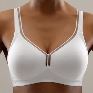 petite fleur T-Shirt-BH aus Baumwolle, in Weiß, Größe 85C