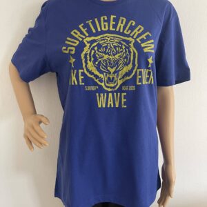 s.Oliver T-Shirt mit Front-Print, in Iris Blue, Bunt, Gr. L