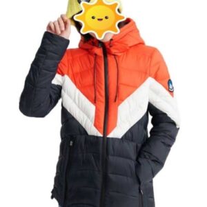 Superdry Colour Block Eclipse Padded Jacket, Dreifarbig, Größe 40